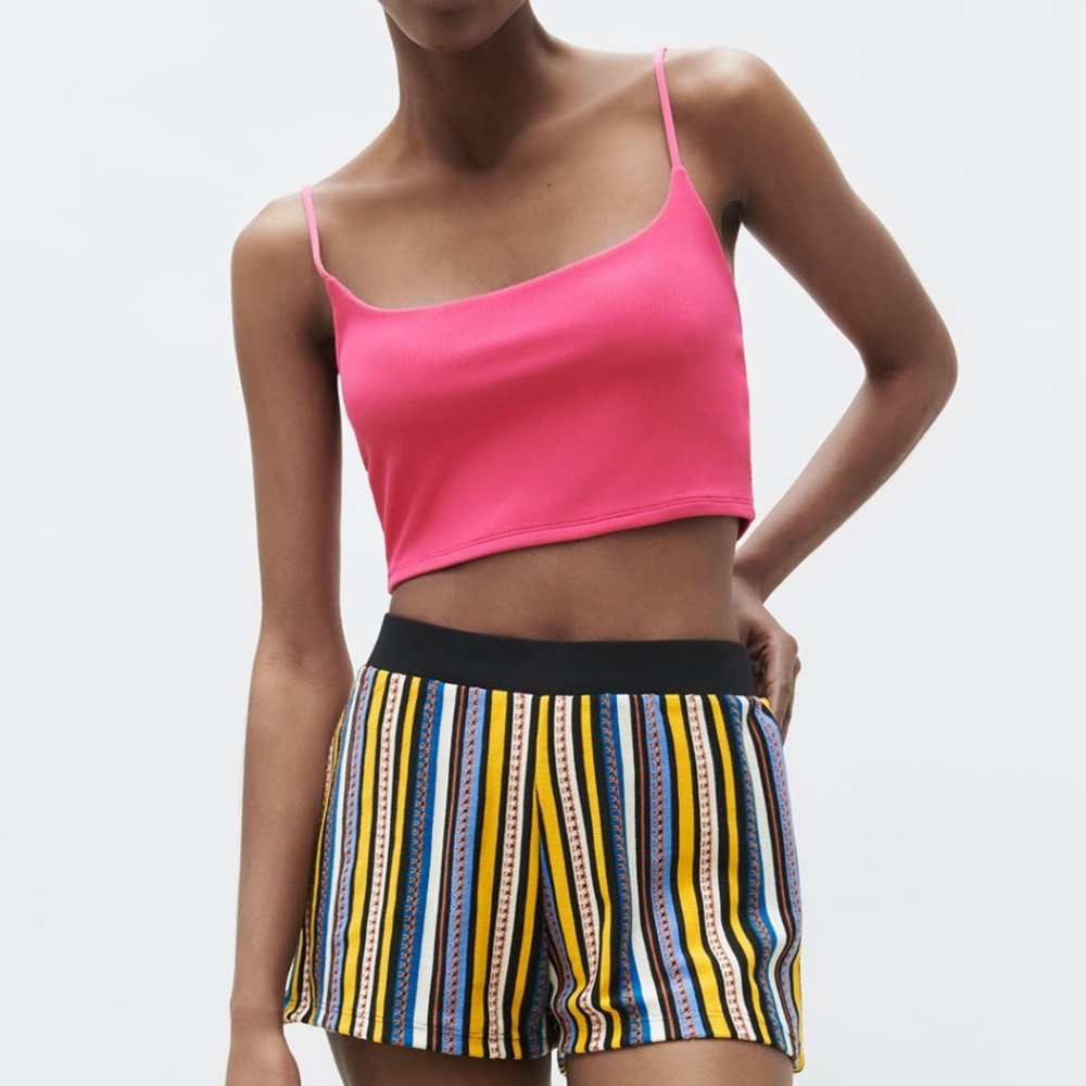 Zara ribbed crop top